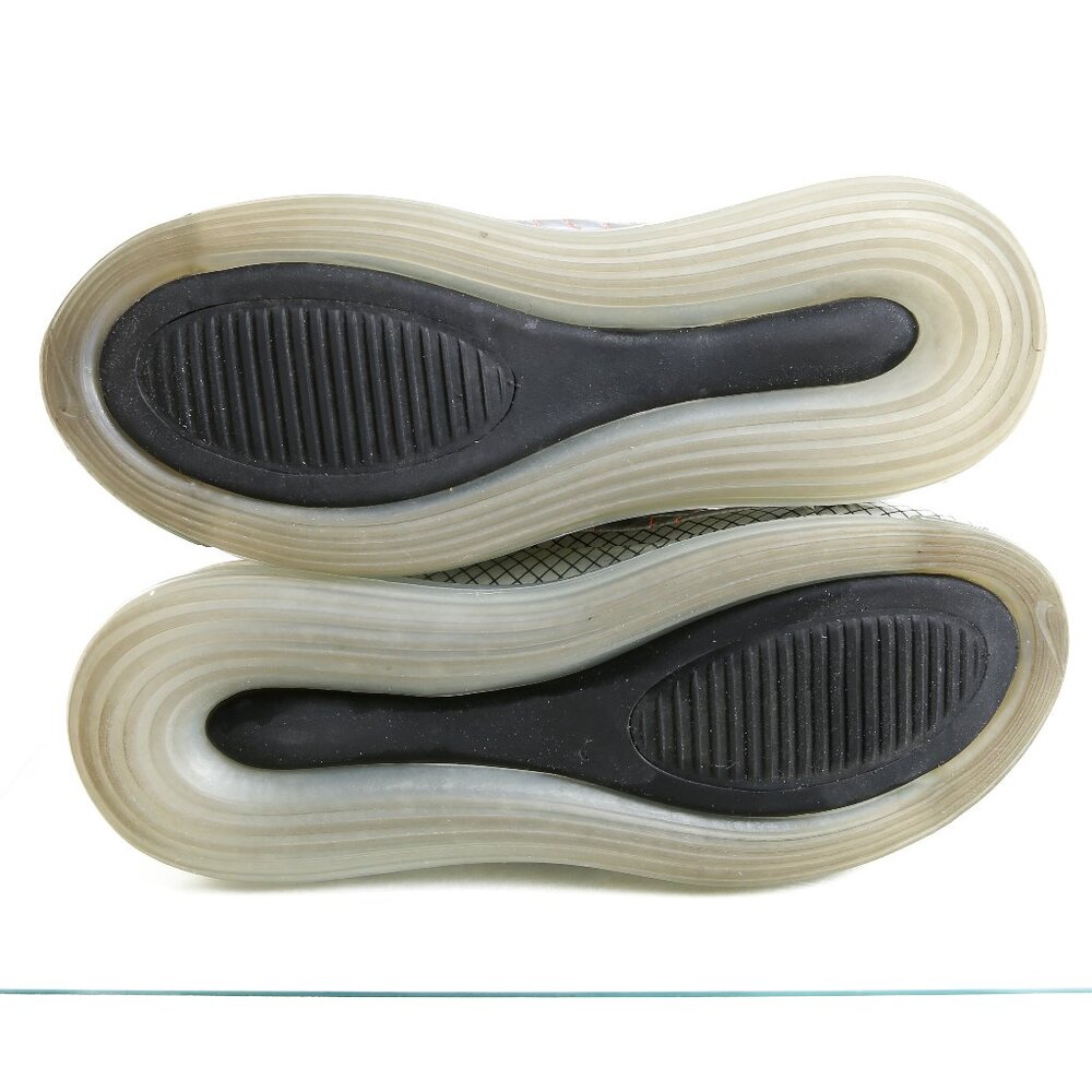 NIKE Air Max 720-818 Metallic Silver, Blk & Orange Sneakers/4.5 Youth/6 … - Picture 11 of 13